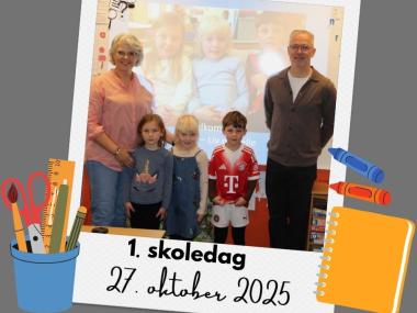1. skoledag 27. oktober 2025