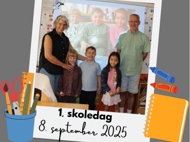 1. skoledag 8. september 2025